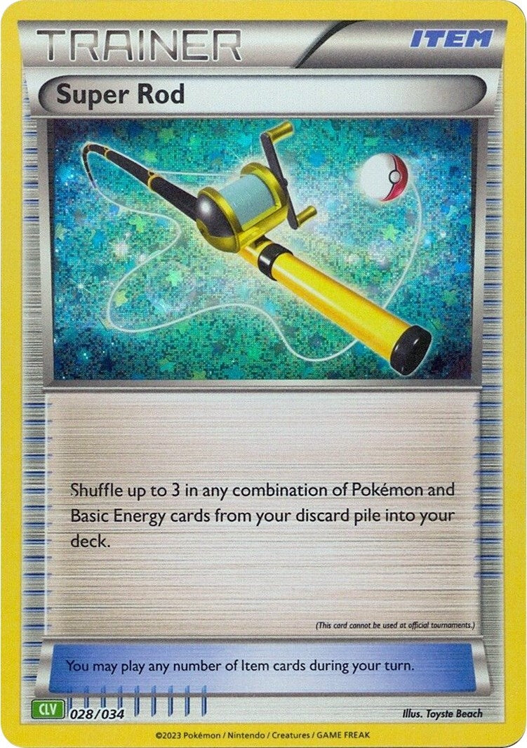 Image for Super Rod (CLV) (028/034) (Trading Card Game Classic) (CL) - Pokemon