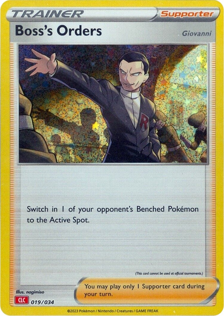 Image for Boss's Orders (CLC) (019/034) (Trading Card Game Classic) (CL) - Pokemon