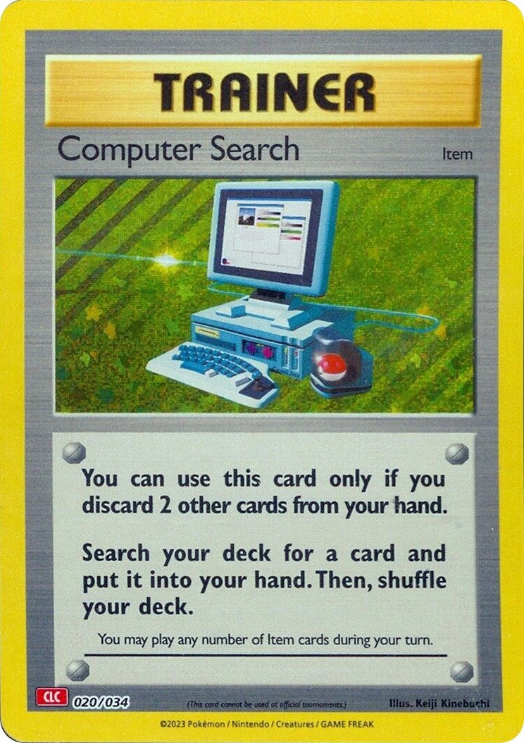 Image for Computer Search (CLC) (020/034) (Trading Card Game Classic) (CL) - Pokemon