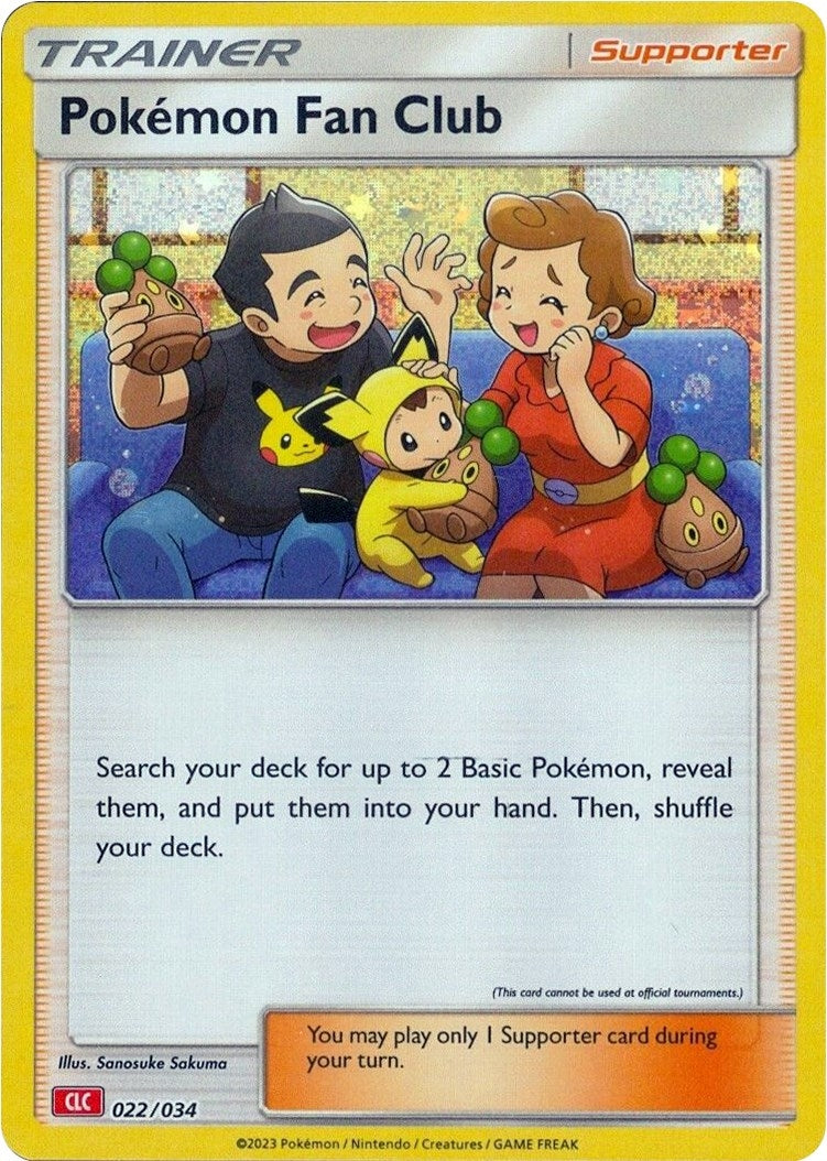 Image for Pokemon Fan Club (CLC) (022/034) (Trading Card Game Classic) (CL) - Pokemon