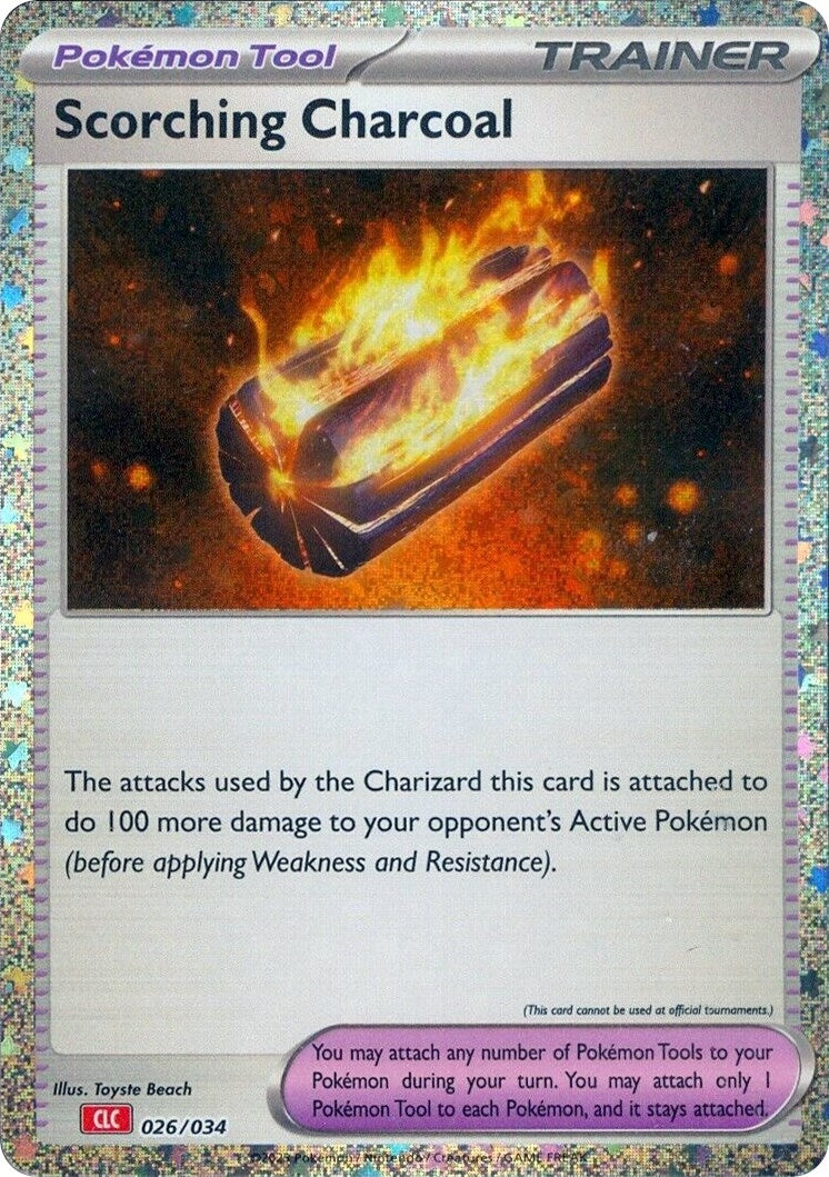 Image for Scorching Charcoal (026/034) (Trading Card Game Classic) (CL) - Pokemon