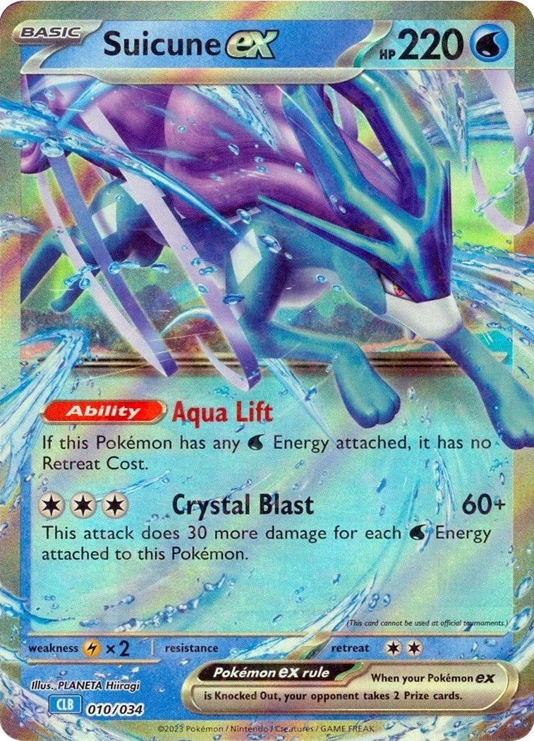 Image for Suicune ex (010/034) (Trading Card Game Classic) (CL) - Pokemon