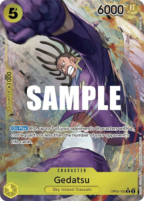Image for Gedatsu (Alternate Art) (OP05-102) (Awakening of the New Era) (OP05) - One Piece Card Game