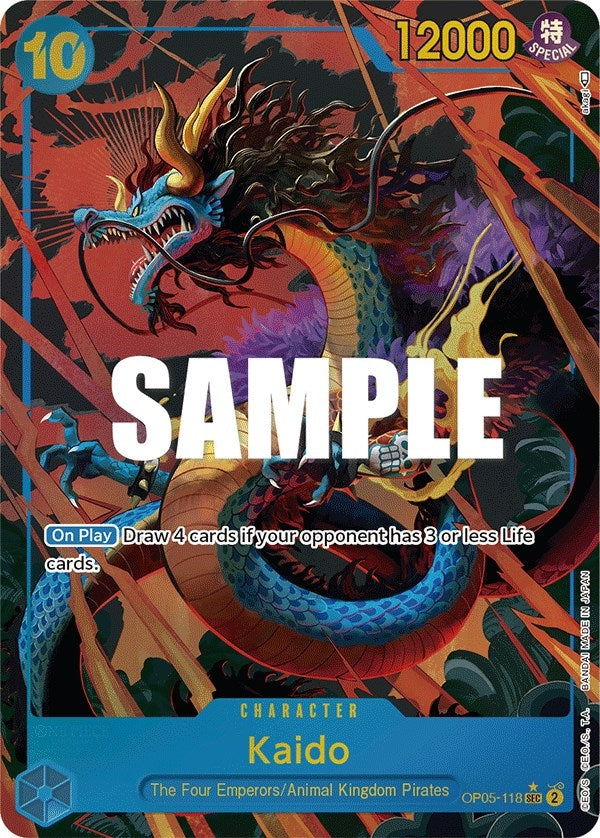 Image for Kaido (118) (Alternate Art) (OP05-118) (Awakening of the New Era) (OP05) - One Piece Card Game