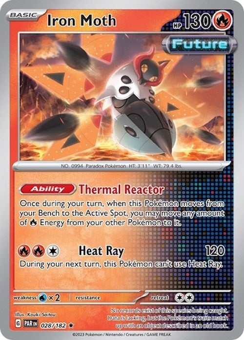 Image for Iron Moth - 028/182 (Non-Holo) (028/182) (Deck Exclusives) (PR) - Pokemon
