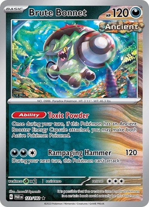 Image for Brute Bonnet - 123/182 (Cosmos Holo) (123/182) (Miscellaneous Cards & Products) (MCAP) - Pokemon