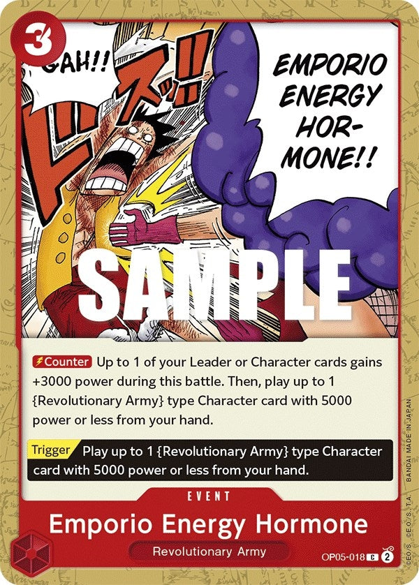 Image for Emporio Energy Hormone (OP05-018) (Awakening of the New Era) (OP05) - One Piece Card Game