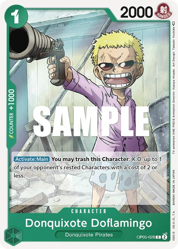 Image for Donquixote Doflamingo (028) (OP05-028) (Awakening of the New Era) (OP05) - One Piece Card Game