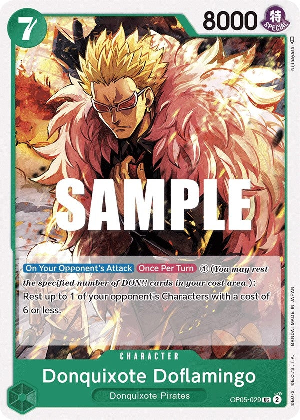 Image for Donquixote Doflamingo (029) (OP05-029) (Awakening of the New Era) (OP05) - One Piece Card Game