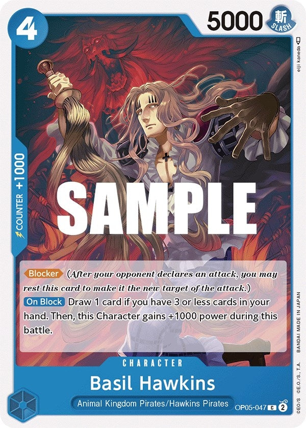 Image for Basil Hawkins (OP05-047) (Awakening of the New Era) (OP05) - One Piece Card Game
