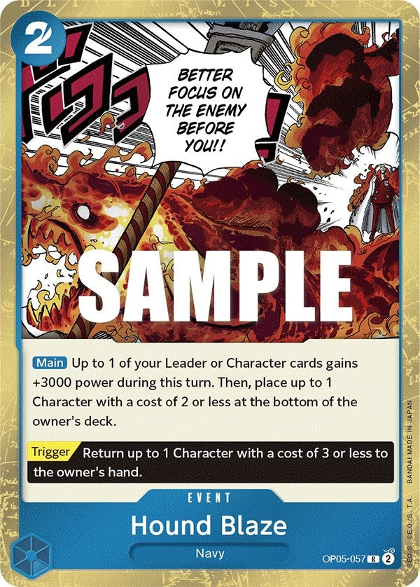 Image for Hound Blaze (OP05-057) (Awakening of the New Era) (OP05) - One Piece Card Game