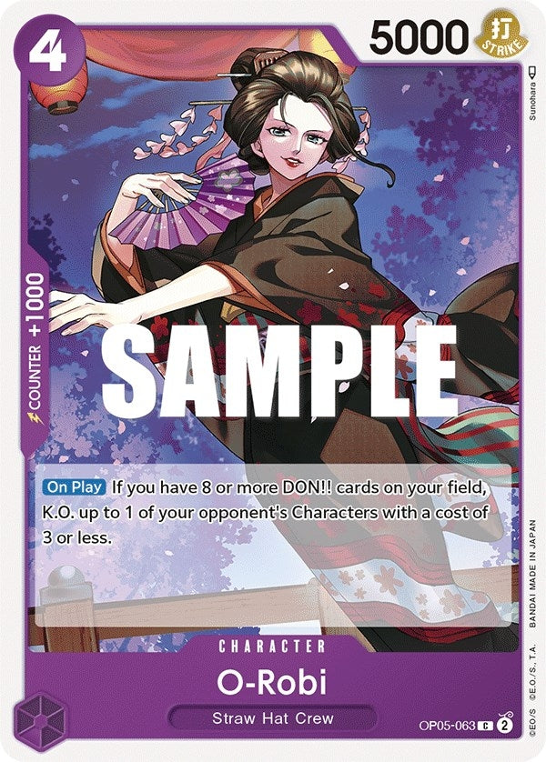 Image for O-Robi (OP05-063) (Awakening of the New Era) (OP05) - One Piece Card Game