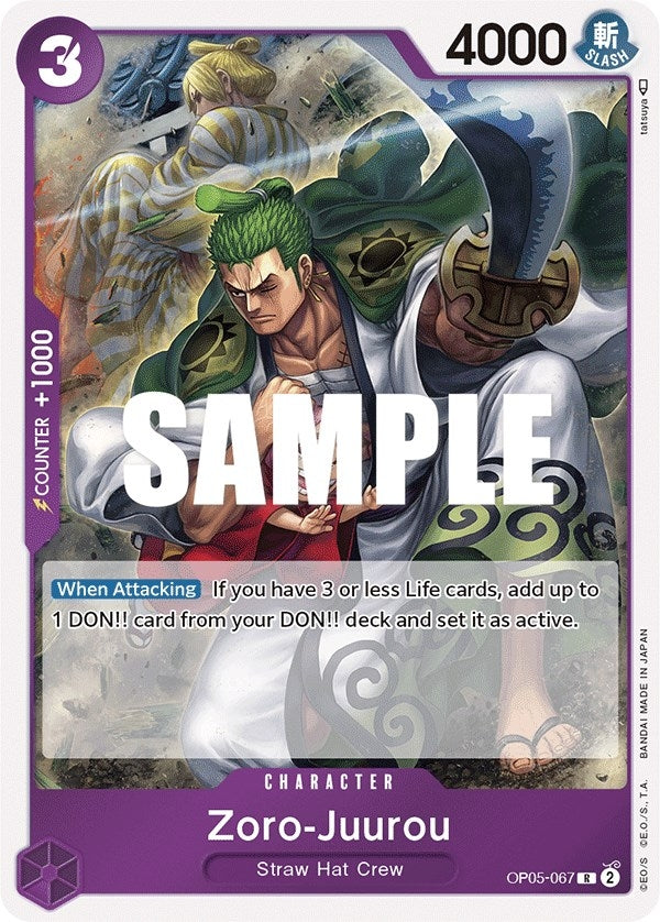Image for Zoro-Juurou (OP05-067) (Awakening of the New Era) (OP05) - One Piece Card Game