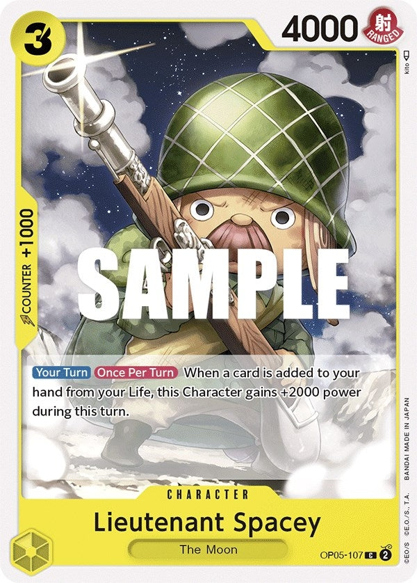 Image for Lieutenant Spacey (OP05-107) (Awakening of the New Era) (OP05) - One Piece Card Game