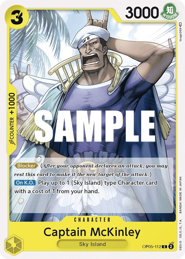 Image for Captain McKinley (OP05-112) (Awakening of the New Era) (OP05) - One Piece Card Game