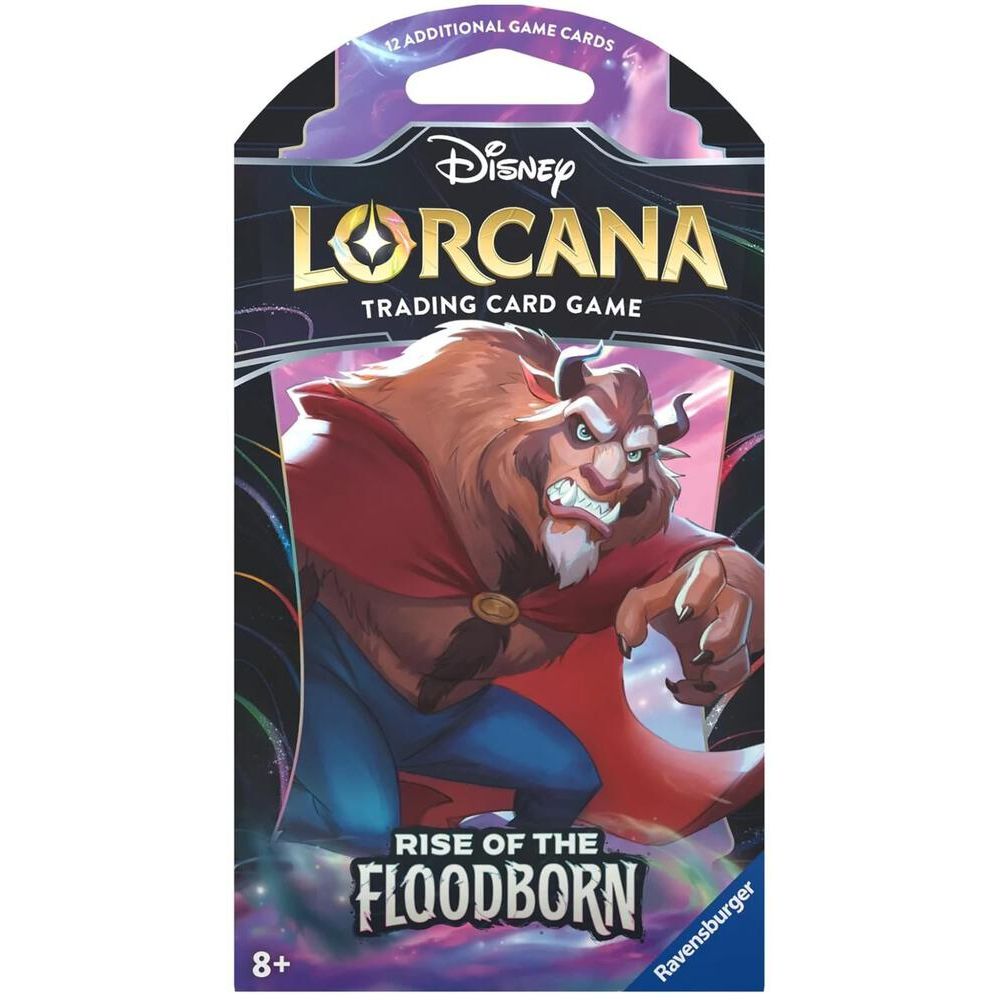 Disney Lorcana TCG - Set 2: Rise of the Floodborn Sleeved Booster Pack - PokeBox USA