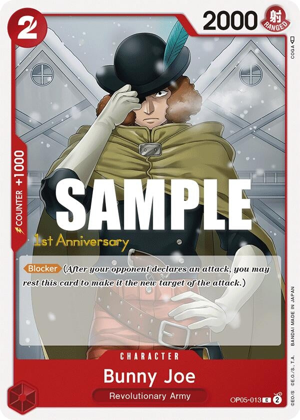 Image for Bunny Joe (OP05-013) (Awakening of the New Era: 1st Anniversary Tournament Cards) (OP05 ANN) - One Piece Card Game