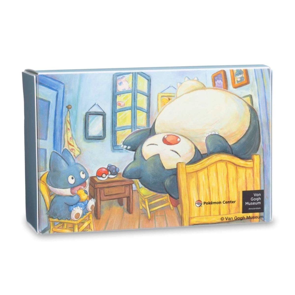 Image for Pokémon Center x Van Gogh Museum: Munchlax and Snorlax Inspired by The Bedroom Double Deck Box - Deck Boxes