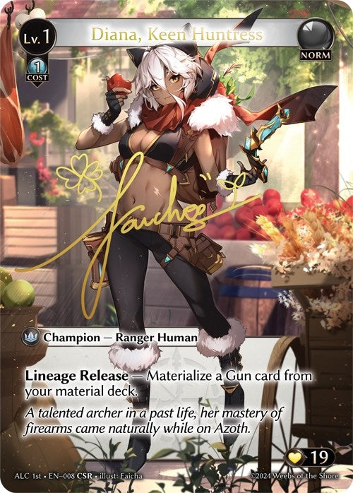 Image for Diana, Keen Huntress (CSR) (ALC1E) (008) (Alchemical Revolution) (ALC) - Grand Archive TCG