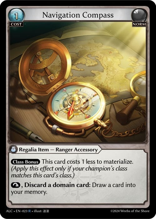 Image for Navigation Compass (023) (Alchemical Revolution) (ALC) - Grand Archive TCG