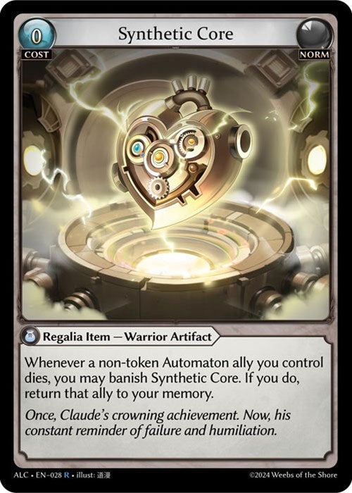 Image for Synthetic Core (028) (Alchemical Revolution) (ALC) - Grand Archive TCG