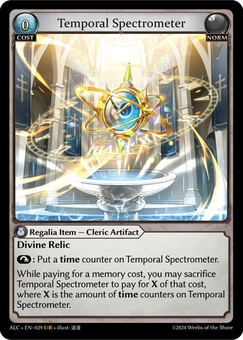 Image for Temporal Spectrometer (029) (Alchemical Revolution) (ALC) - Grand Archive TCG