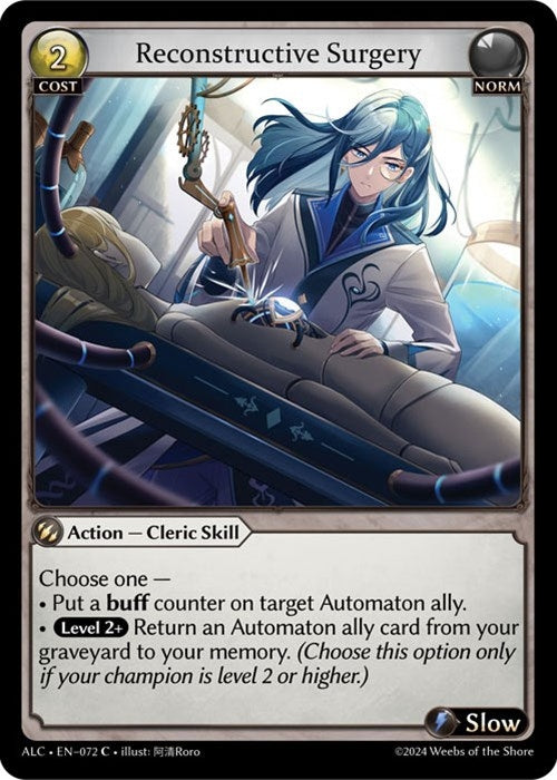 Image for Reconstructive Surgery (072) (Alchemical Revolution) (ALC) - Grand Archive TCG
