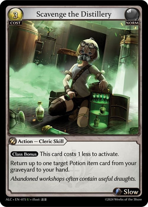 Image for Scavenge the Distillery (075) (Alchemical Revolution) (ALC) - Grand Archive TCG