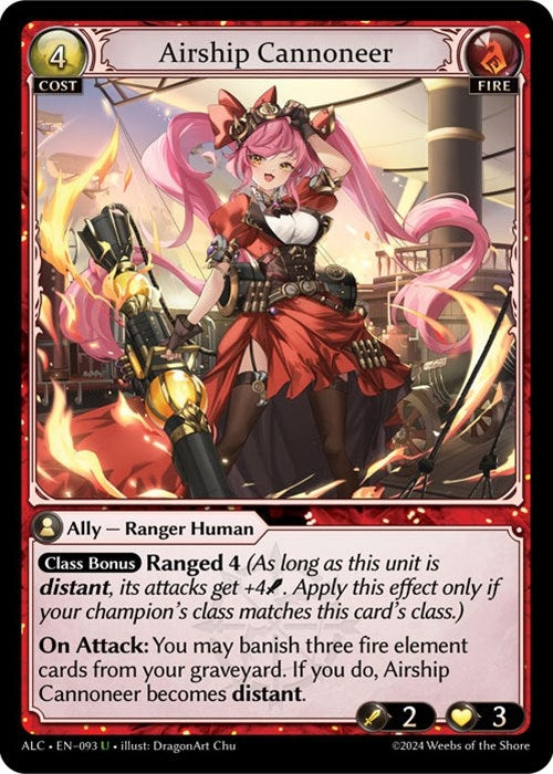 Image for Airship Cannoneer (093) (Alchemical Revolution) (ALC) - Grand Archive TCG