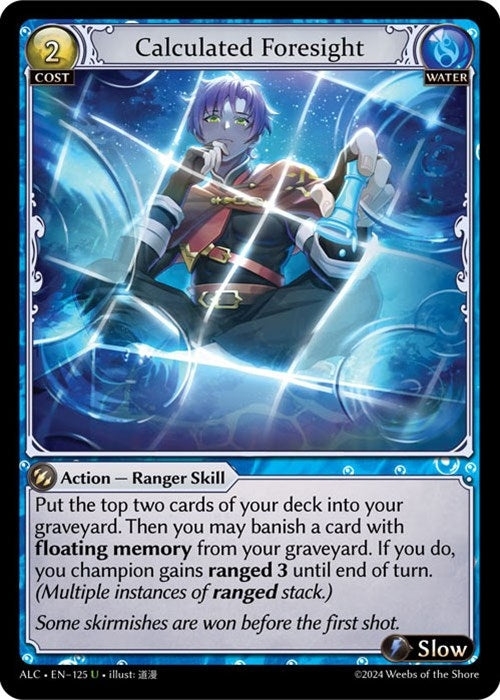 Image for Calculated Foresight (125) (Alchemical Revolution) (ALC) - Grand Archive TCG