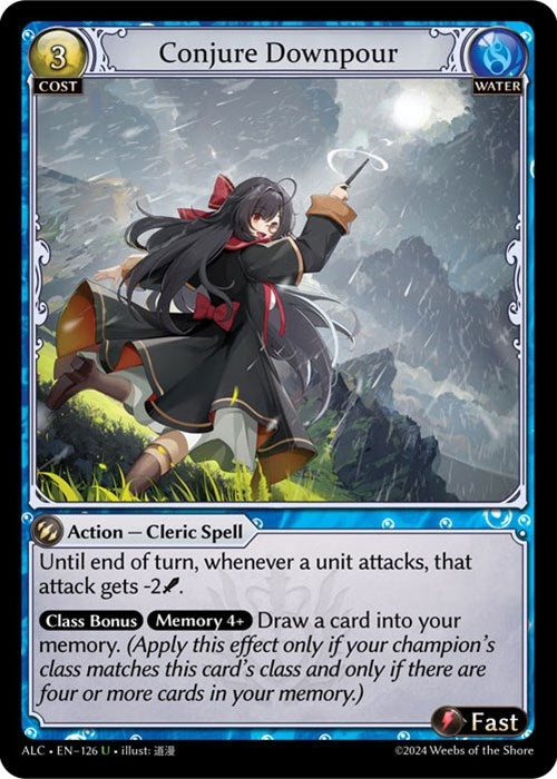 Image for Conjure Downpour (126) (Alchemical Revolution) (ALC) - Grand Archive TCG