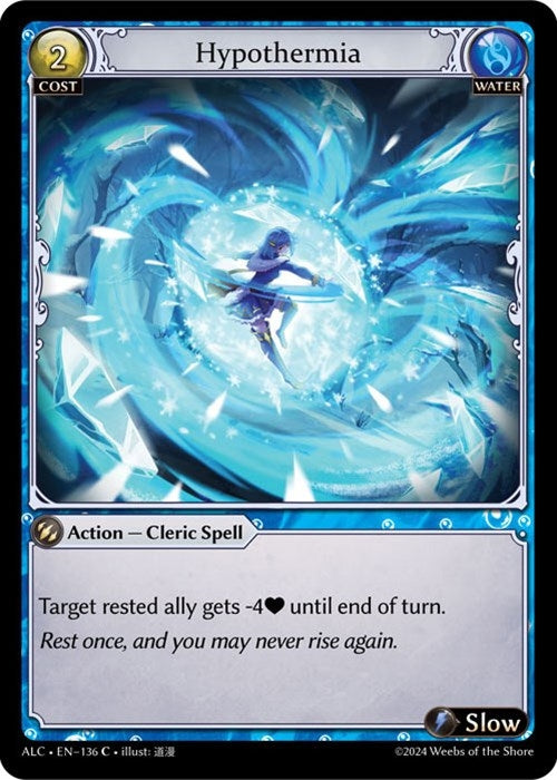 Image for Hypothermia (136) (Alchemical Revolution) (ALC) - Grand Archive TCG