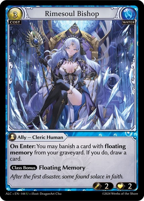 Image for Rimesoul Bishop (144) (Alchemical Revolution) (ALC) - Grand Archive TCG