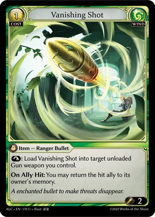 Image for Vanishing Shot (170) (Alchemical Revolution) (ALC) - Grand Archive TCG