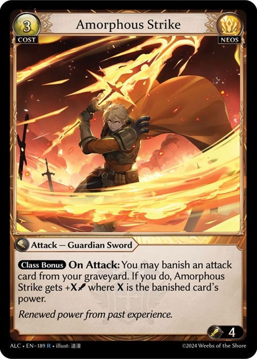 Image for Amorphous Strike (189) (Alchemical Revolution) (ALC) - Grand Archive TCG