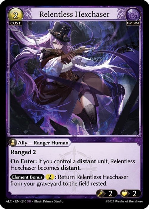 Image for Relentless Hexchaser (210) (Alchemical Revolution) (ALC) - Grand Archive TCG