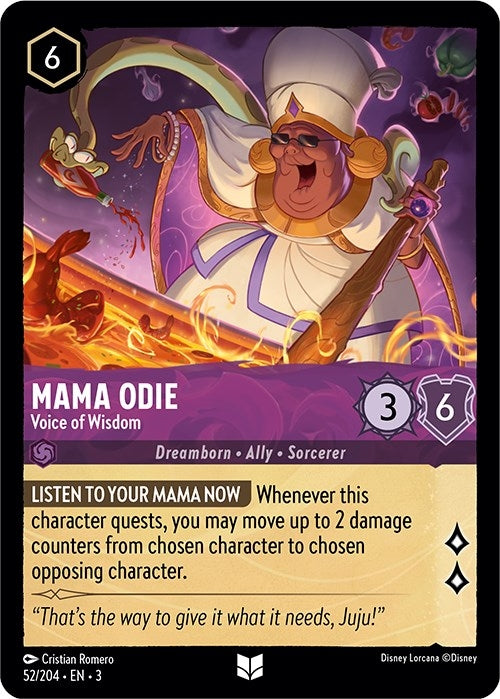 Image for Mama Odie - Voice of Wisdom (52/204) (Into the Inklands) (3) - Disney Lorcana