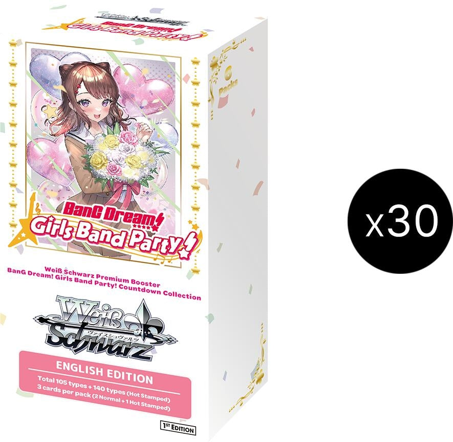 Image for BanG Dream! Girls Band Party! Countdown Collection Premium Booster Box Case - Weiss Schwarz