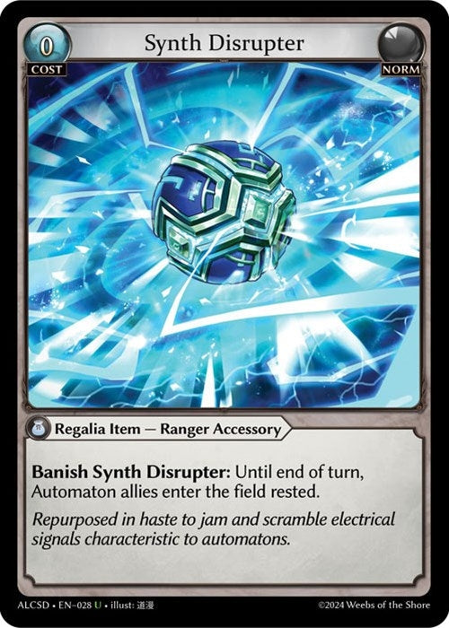 Image for Synth Disrupter (028) (Alchemical Revolution Starter Decks) (ALCSD) - Grand Archive TCG