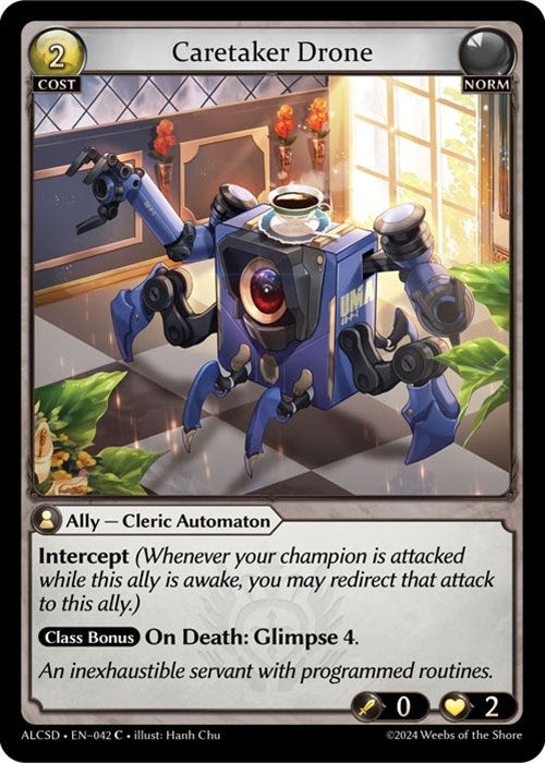 Image for Caretaker Drone (042) (Alchemical Revolution Starter Decks) (ALCSD) - Grand Archive TCG