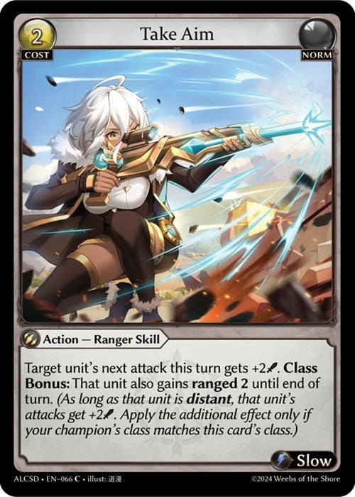 Image for Take Aim (066) (Alchemical Revolution Starter Decks) (ALCSD) - Grand Archive TCG