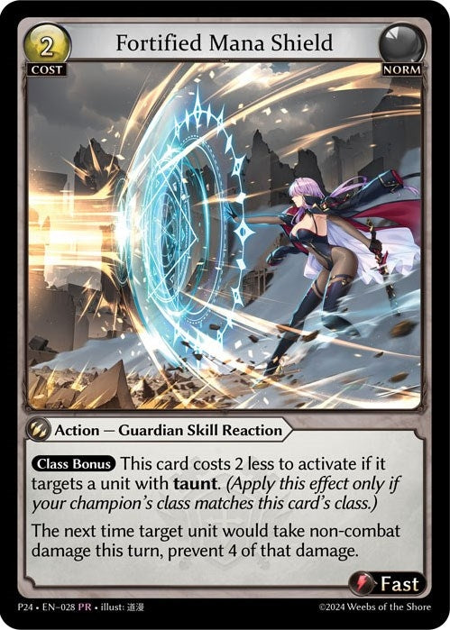 Image for Fortified Mana Shield (028) (Promotional Cards) (P) - Grand Archive TCG