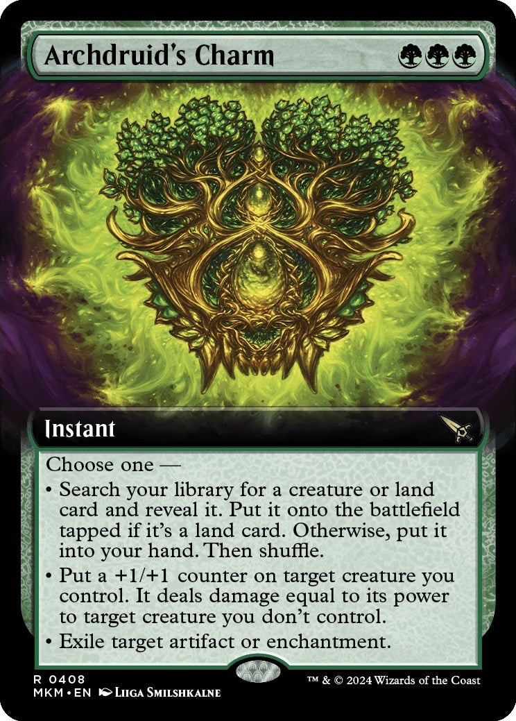 Archdruid's Charm (Extended Art) (408) (Murders at Karlov Manor)