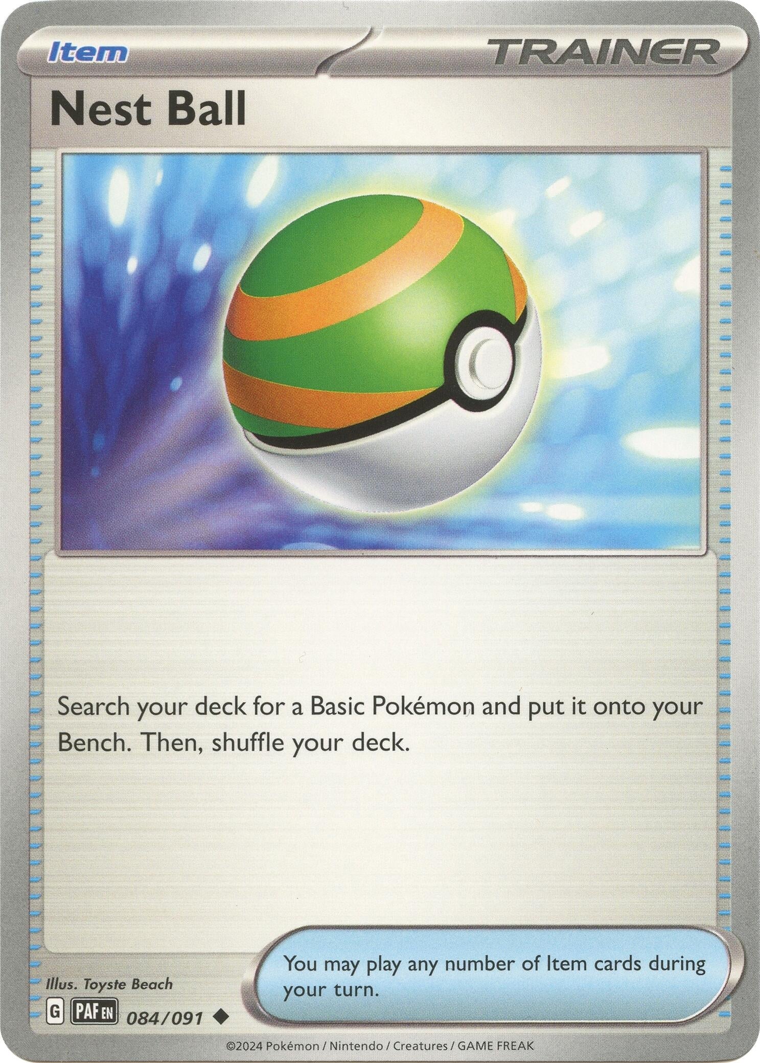 Image for Nest Ball (084/091) (SV: Paldean Fates) - Pokemon