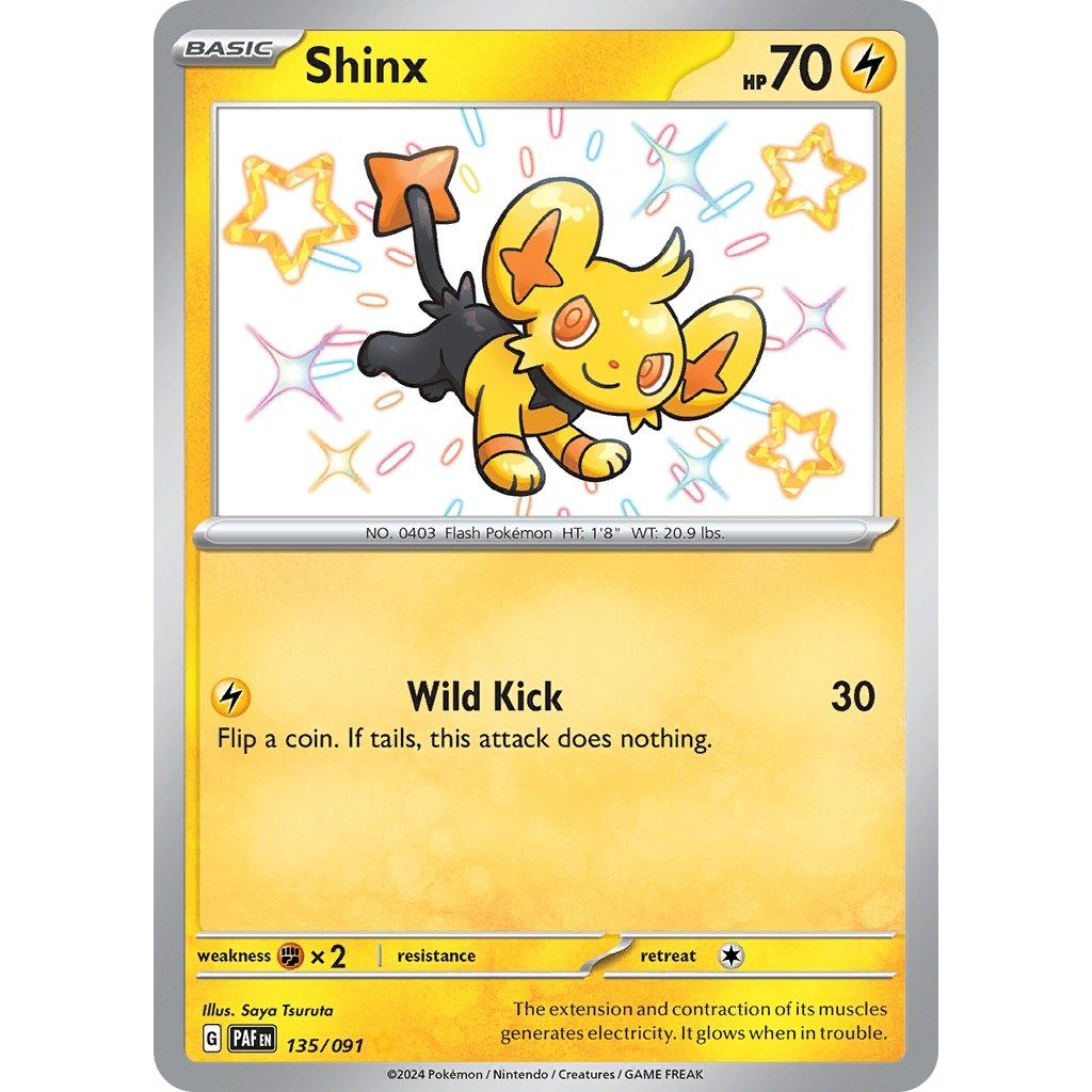Shinx (135/091) (SV: Paldean Fates) - PokeBox USA