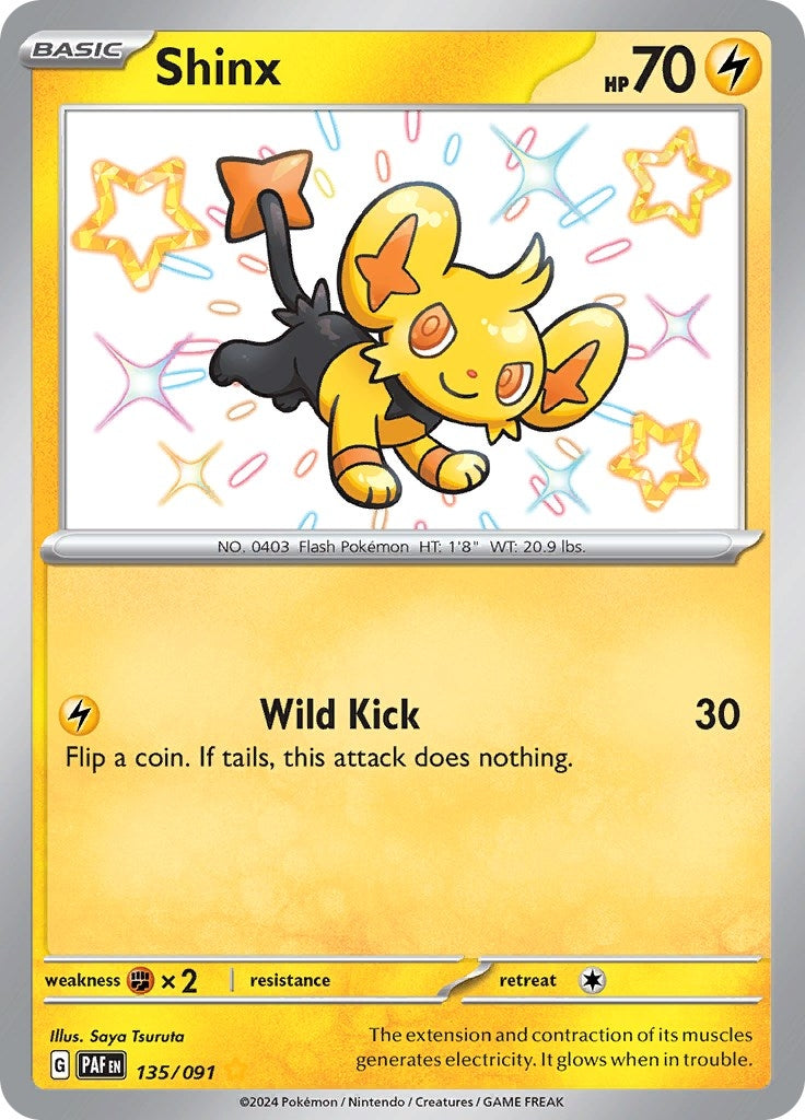 Shinx (135/091) (SV: Paldean Fates) - PokeBox USA