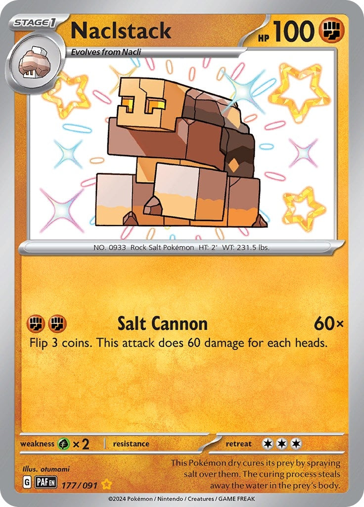 Image for Naclstack (177/091) (SV: Paldean Fates) - Pokemon