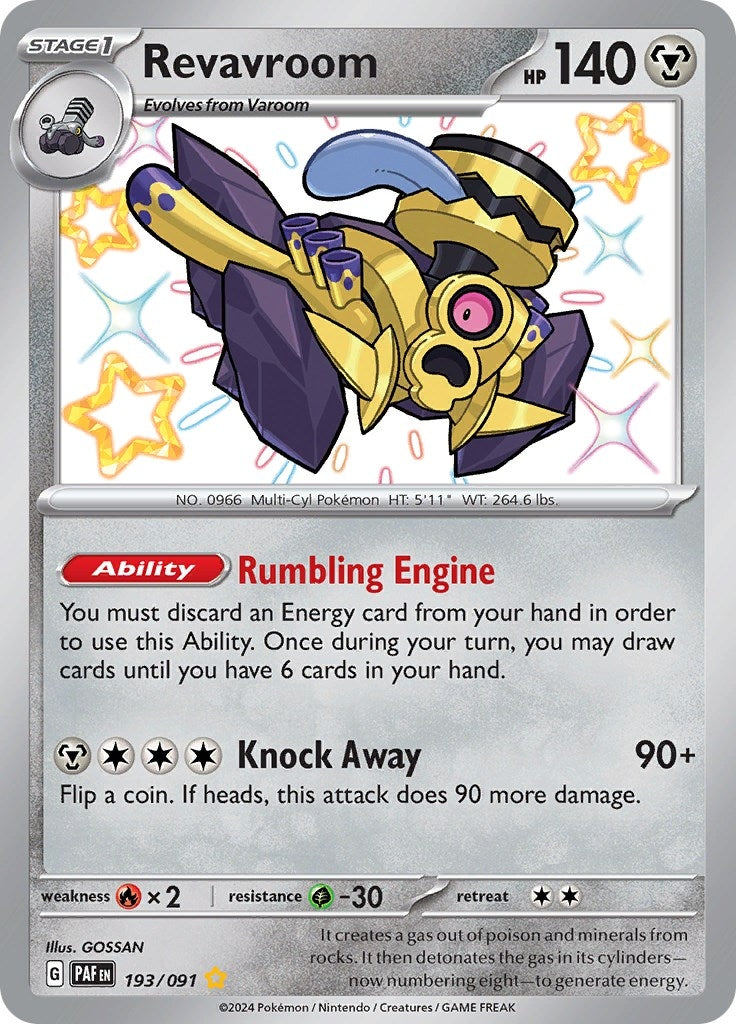 Image for Revavroom (193/091) (SV: Paldean Fates) - Pokemon