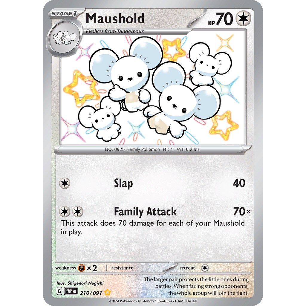 Maushold (210/091) (SV: Paldean Fates) - PokeBox USA