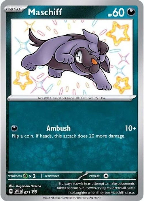 Image for Maschiff - 071 (071) (SV: Scarlet & Violet Promo Cards) (SVP) - Pokemon
